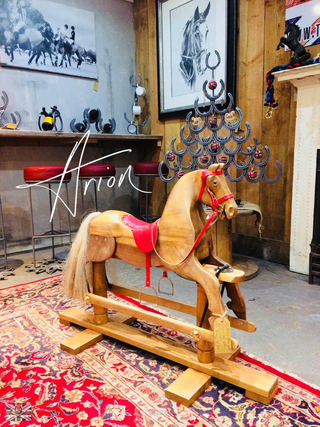 Rocking Horse Thrift Flip, Galaxy Painting